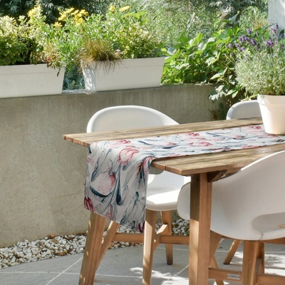 Eurofirany ZAHRADNÍ VODĚODOLNÝ BĚHOUN GARDEN 40X180 cm KVĚTY