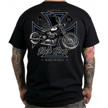 Black heart мъжка тениска black heart - chopper cross - black - 7379