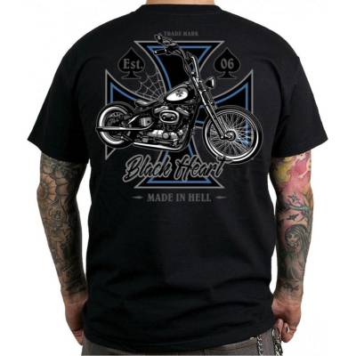 Black heart мъжка тениска black heart - chopper cross - black - 7379