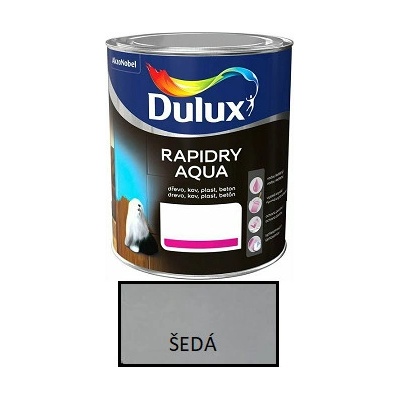 Dulux Rapidry Aqua 2,5 l šedá – Zboží Mobilmania