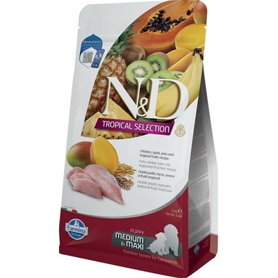 N&D Tropical Selection Puppy Medium & Maxi Ancestral Grain kuracie 2 kg
