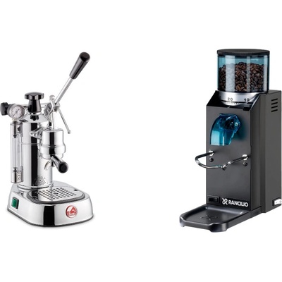 Set La Pavoni Professional Lusso + Rancilio Rocky Doserless