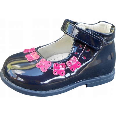 Nádherné lakované boty z pravé kůže profil