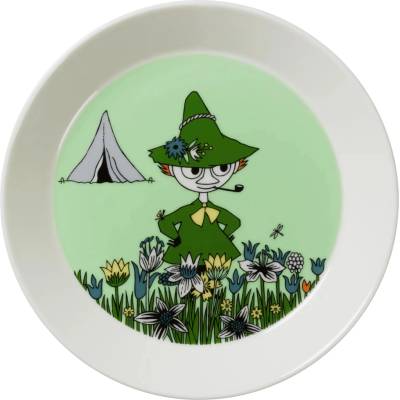 Talířek Moomin Arabia 19 cm Snufkin green
