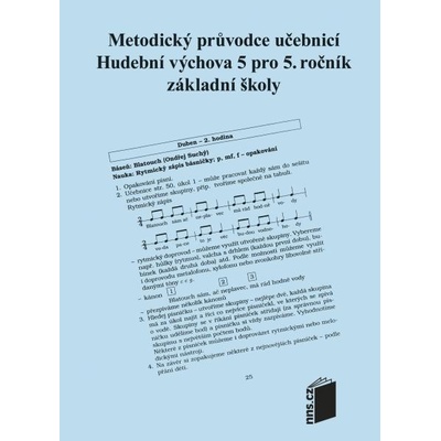 Hudební výchova 5 - MP – Jaglová Jindříška