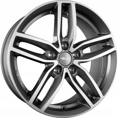 BROCK RC29 8,5x20 5x114,3 ET35 titan polished
