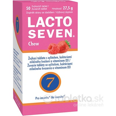 Vitabalans Lactoseven Chew mnd 50 tabliet