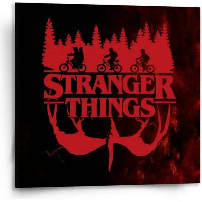 Sablio Obraz Stranger Things Red - 110x110 cm