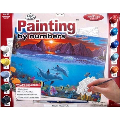 Royal Langnickel Malování podle čísel 30x40 cm- Podmořský svět