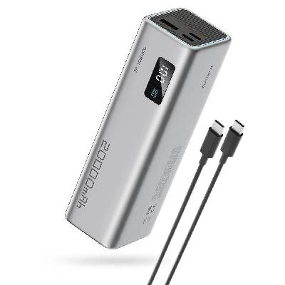 100W 20000mAh Преносима батерия Powerbank 2C1A? NO. 15 SE? -сив цвят (CUKP200XGLGR)