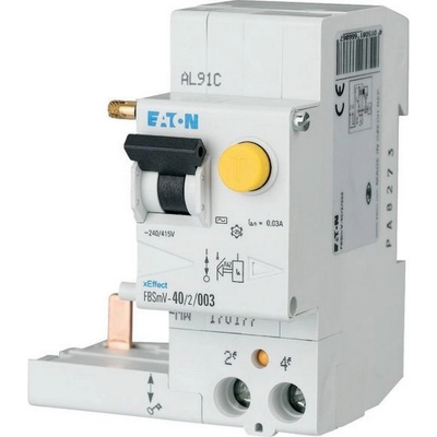 Eaton Дефектнотокова защита EATON FBSMV-40/2/003-A, 170207 за FAZ, 40A, 2P, 30mA, тип A (170207)