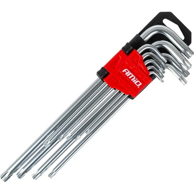 Amio Klíče TORX dlouhé 230mm 9 ks TKL 01039