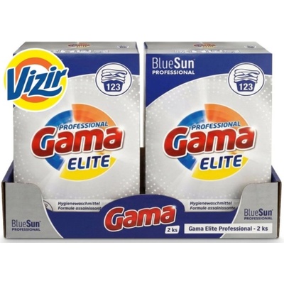 Gama Vizir Elite Professional univerzální prací prášek 2 x 8 kg 246 PD