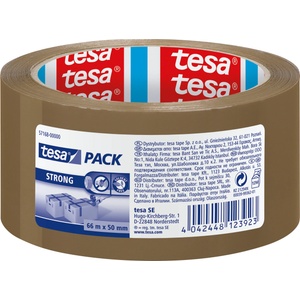 tesa ЛЕНТА Tesa ОПАКОВЪЧНА STRONG 50мм х 66м КАФЯВА (57168-00000-11)