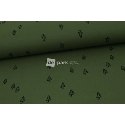 de-park Úplet - oboulícní - KOLEKCE LES - army khaki - 684