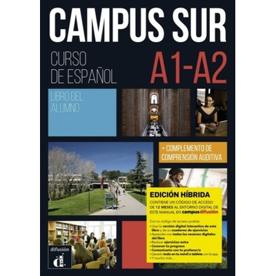 Campus Sur A1-A2 - Edición híbrida Libro del alumno + Campus (12 meses)