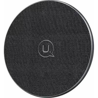 USAMS Индуктивно зарядно US-CD223, 15W, съвместимо с QI устройства, черно, 90x90x6.5mm ( )