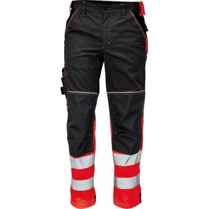 CERVA Cerva knoxifeld hi-vis dw275 / Светлоотразителни работни панталони - антрацит/червени 62 (03020326a0062a)