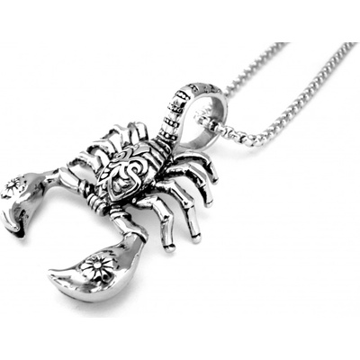 Steel Jewelry Náhrdelník škorpion z chirurgické oceli NH090286