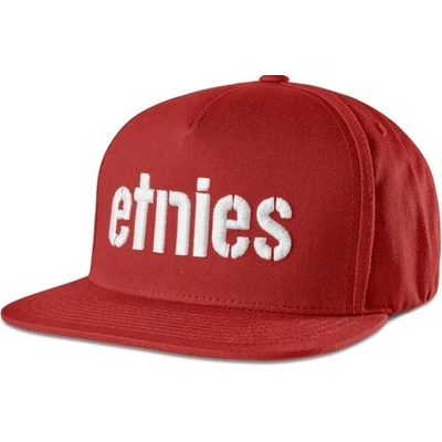 ETNIES CORP SNAPBACK RED/WHITE