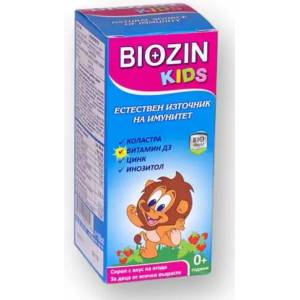 BioShield Biozin Kids Сироп, ягода, 100 ml, BioShield