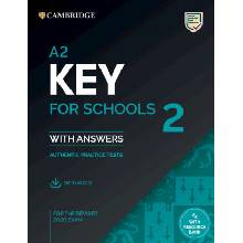 A2 Key for Schools 2 Students Book with Answers with Audio with Resource Bank