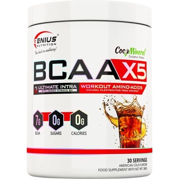 Genius Nutrition Bcaa x5 [360 грама] Кола