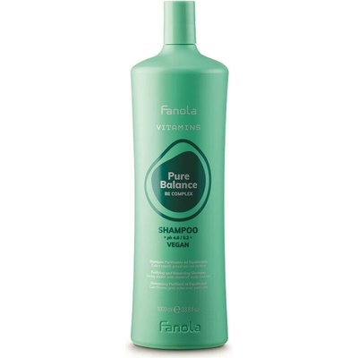 Fanola Vitamins Pure Balance Shampoo čisticí šampon proti lupům 1000 ml