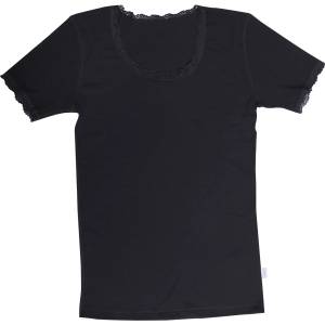 Joha Дамско мериносово термобельо Joha Women's T-Shirt 70403 Merino base layer - Black - размер XS (115-2111-0111)
