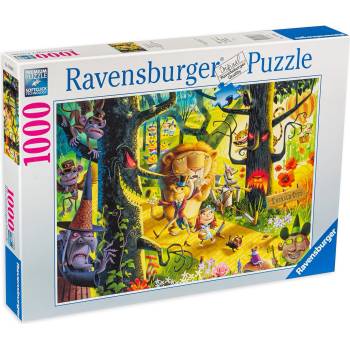 Ravensburger Пъзел Ravensburger от 1000 части - Животни в гората (16566)
