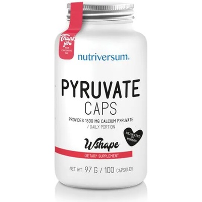 Nutriversum WSHAPE Pyruvate caps капсули 100 бр.