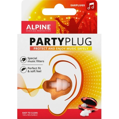 Alpine Party Plug Špunty do uší na hlasitou hudbu