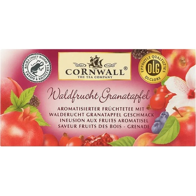 Cornwall Ovocný čaj Lesní ovoce a granátové jablko 25 sáčků 62,5 g