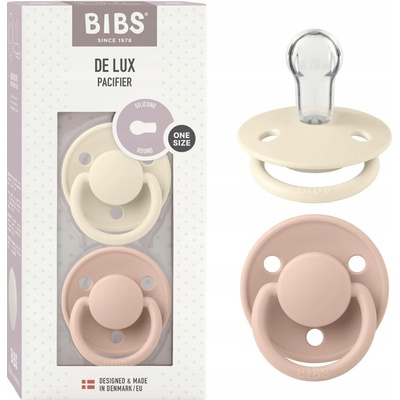 Bibs De Lux silikon Ivory blush 2 ks
