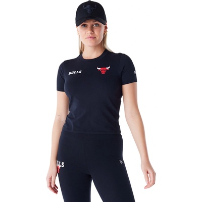 New Era NBA WORDMARK SLIM TEE CHICAGO BULLS W 60564918 černé