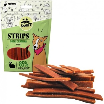 VetExpert Mr. Bandit STRIPS SLIM rabbit stripes - лакомство за куче, ленти със заешко, 500 гр - Полша