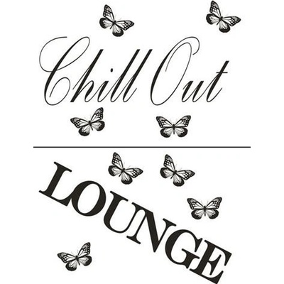 IMPOL TRADE SPN01 Samolepky na stenu Chill out Lounge, rozmer 45 x 65 cm