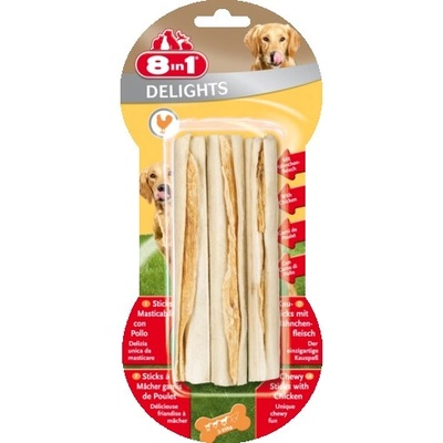 8in1 8in1 Delights Chicken Sticks - Лакомство, деликатес пръчици с натурално пилешко месо