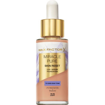 Max Factor Miracle Pure ošetrujúci make-up 40-60 Light 30 ml