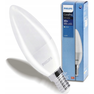 Philips LED žiarovka Corepro Premium E14 5W 470 Lm teplá biela