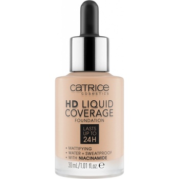 Catrice HD Liquid Coverage Foundation make-up 24 H 030 Sand Beige 30 ml