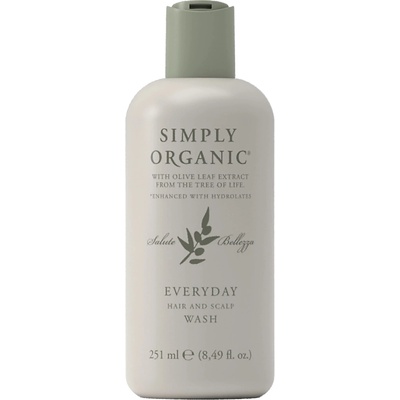Simply Organic Everyday Hair & Scalp Wash jemný šampón na časté umývanie 251 ml
