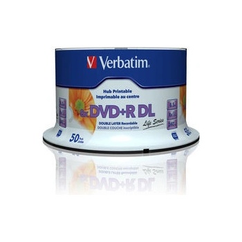 Verbatim DVD+R 8,5GB 8x, 50ks