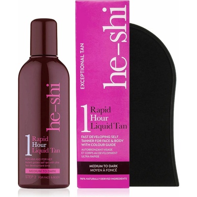 He-Shi Rapid 1Hour Liquid Tan 150 ml