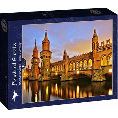 BlueBird Oberbaumbrücke Berlín Nemecko 1000 dielov