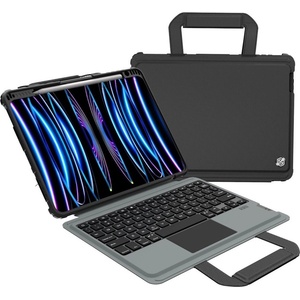 Nillkin Bumper GO Backlit Keyboard Protective Case - удароустойчив кейс, с отделяща клавиатура за iPad Pro 11 M2 (2022), iPad Pro 11 M1 (2021), iPad Pro 11 (2020), iPad Air 11 (2025), iPad Air 11 (202