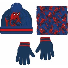 Zimný set čiapka, nákrčník, rukavice Spiderman