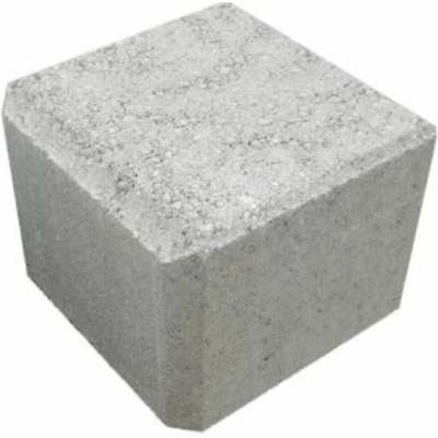 Tvarovka ukončující poloviční Presbeton Simple block HX 3/20/AF hladká – přírodní