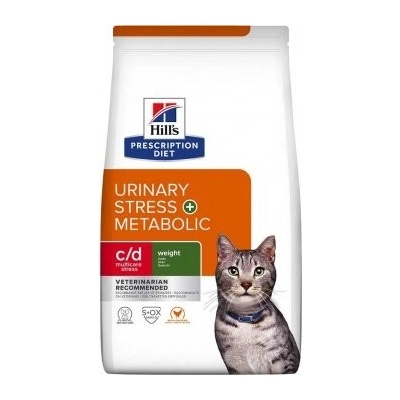 Hill's Fel.PD C/D dry Urinary Stress Metabolic NEW 3 kg