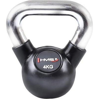 HMS KGC kettlebell s chromovaným úchopom 4 kg
